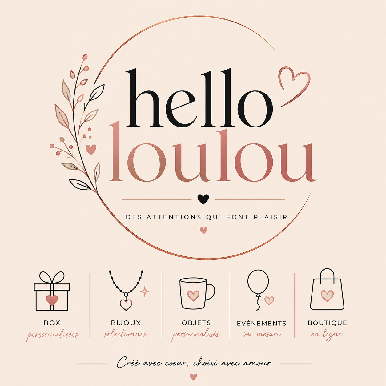 Identité visuelle Hello Loulou