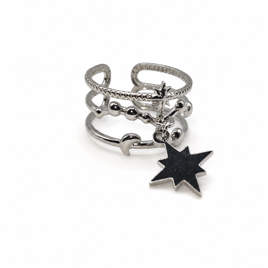 Bague étoile ajustable